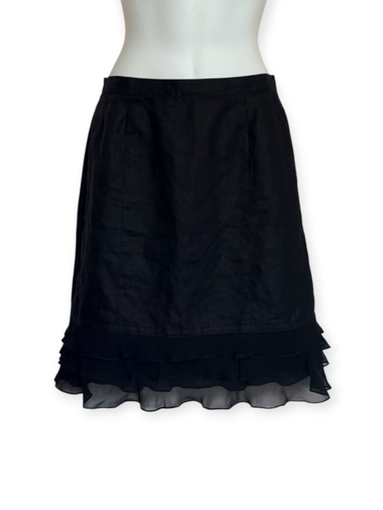 Loranzo Dresses & Skirts - Loranzo Collection Made in Italy Linen Ruffle Skirt Size 42